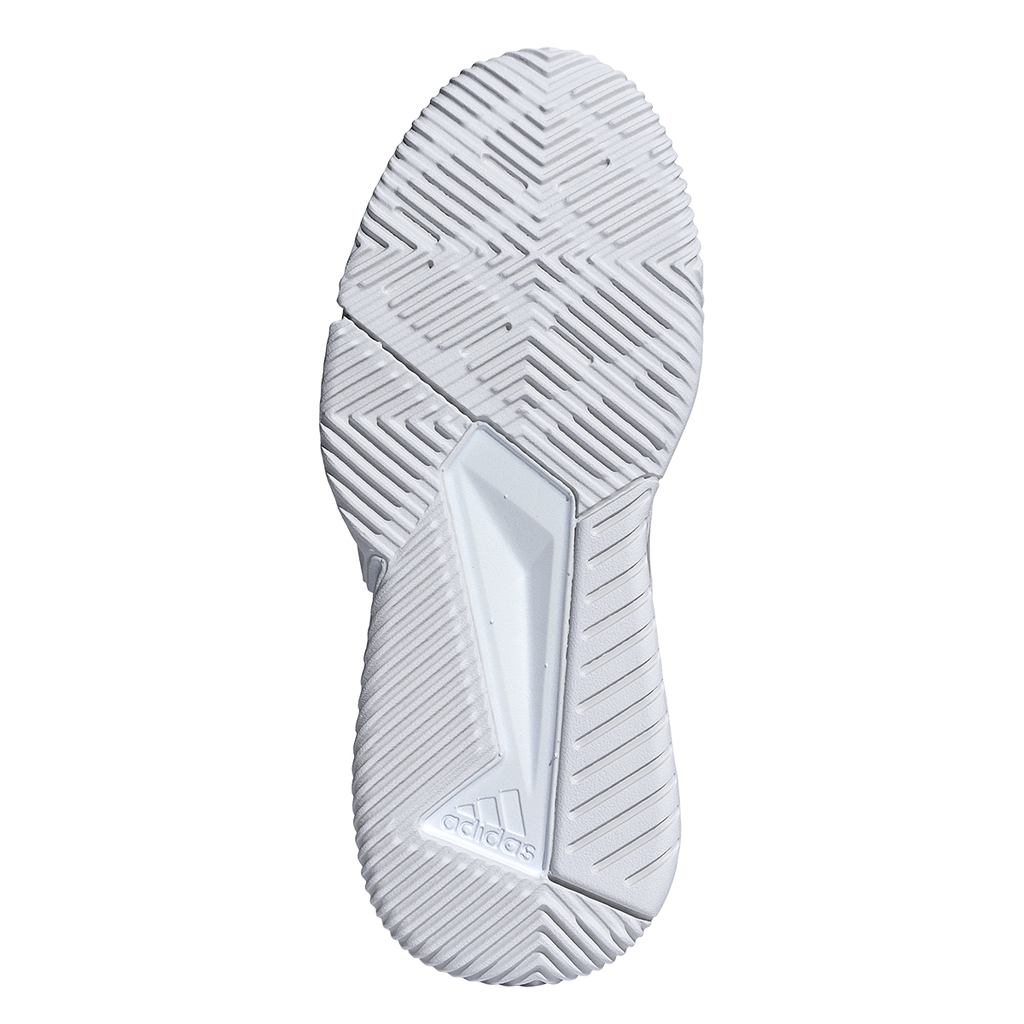 Adidas Women's Courtquick Padel Shoes White Metallic Silver