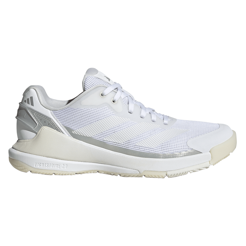 Adidas Women's Crazyquick LS Padel Shoes White Metallic