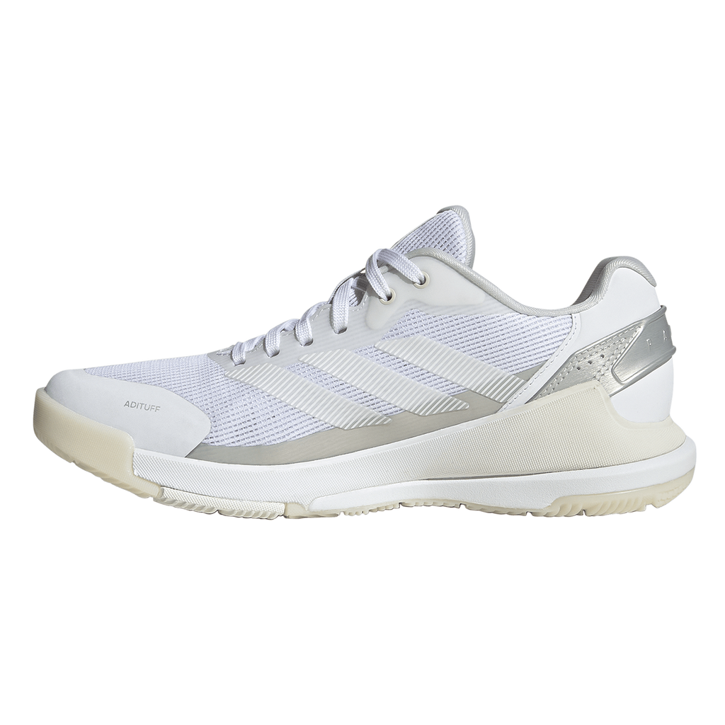 Adidas Women's Crazyquick LS Padel Shoes White Metallic