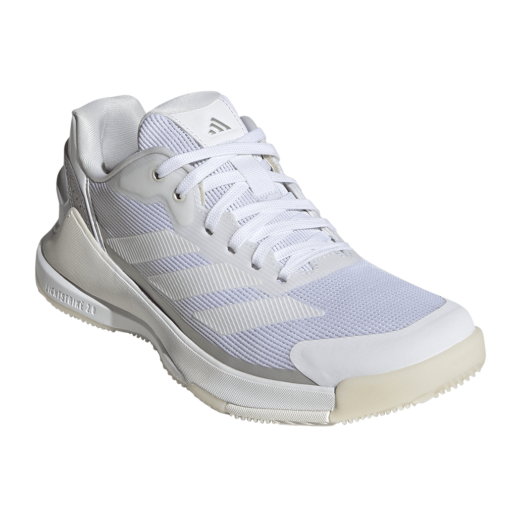 Adidas Women's Crazyquick LS Padel Shoes White Metallic