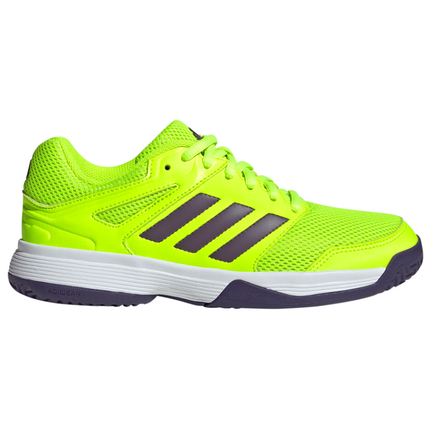 Adidas Junior Speedcourt Indoor Court Shoes Lucid Lemon