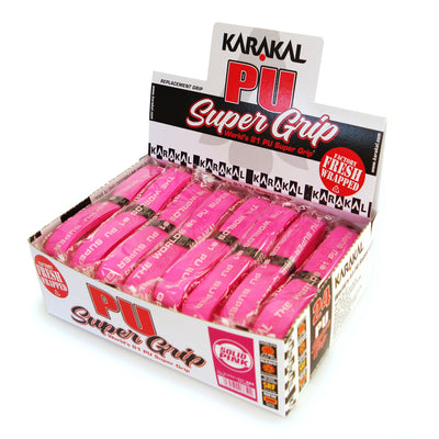 Karakal PU Super Grip Pink - Box of 24 Grips