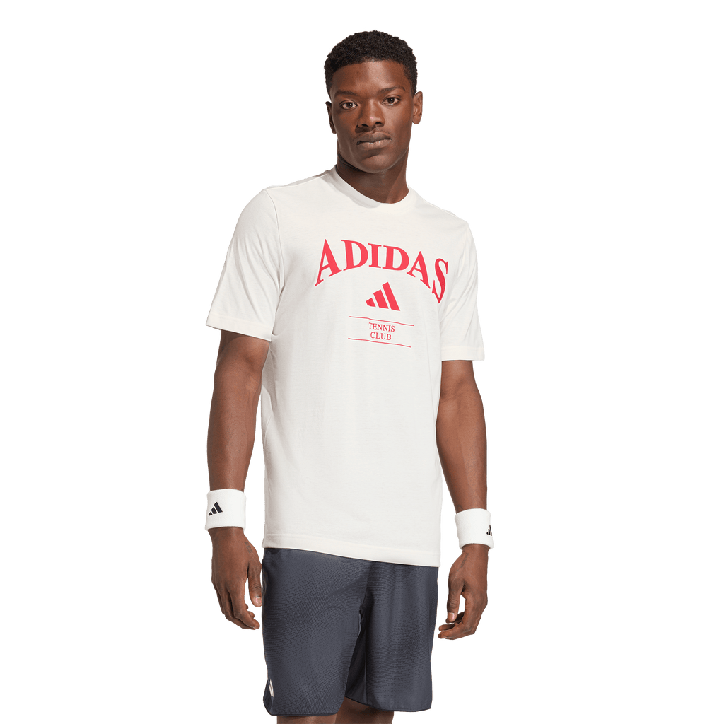 Adidas Men's Tennis Graphic T-Shirt White