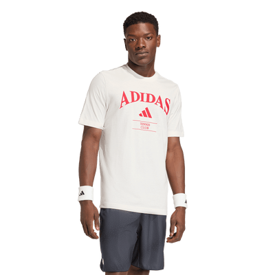 Adidas Men's Tennis Graphic T-Shirt White