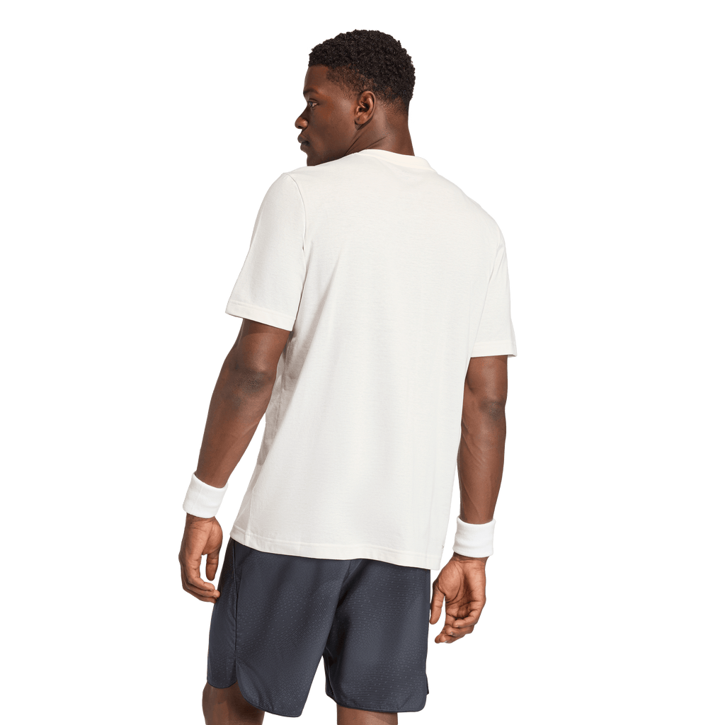 Adidas Men's Tennis Graphic T-Shirt White