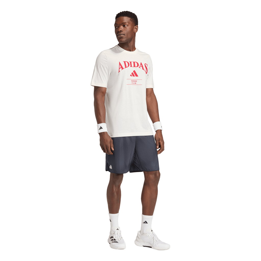 Adidas Men's Tennis Graphic T-Shirt White
