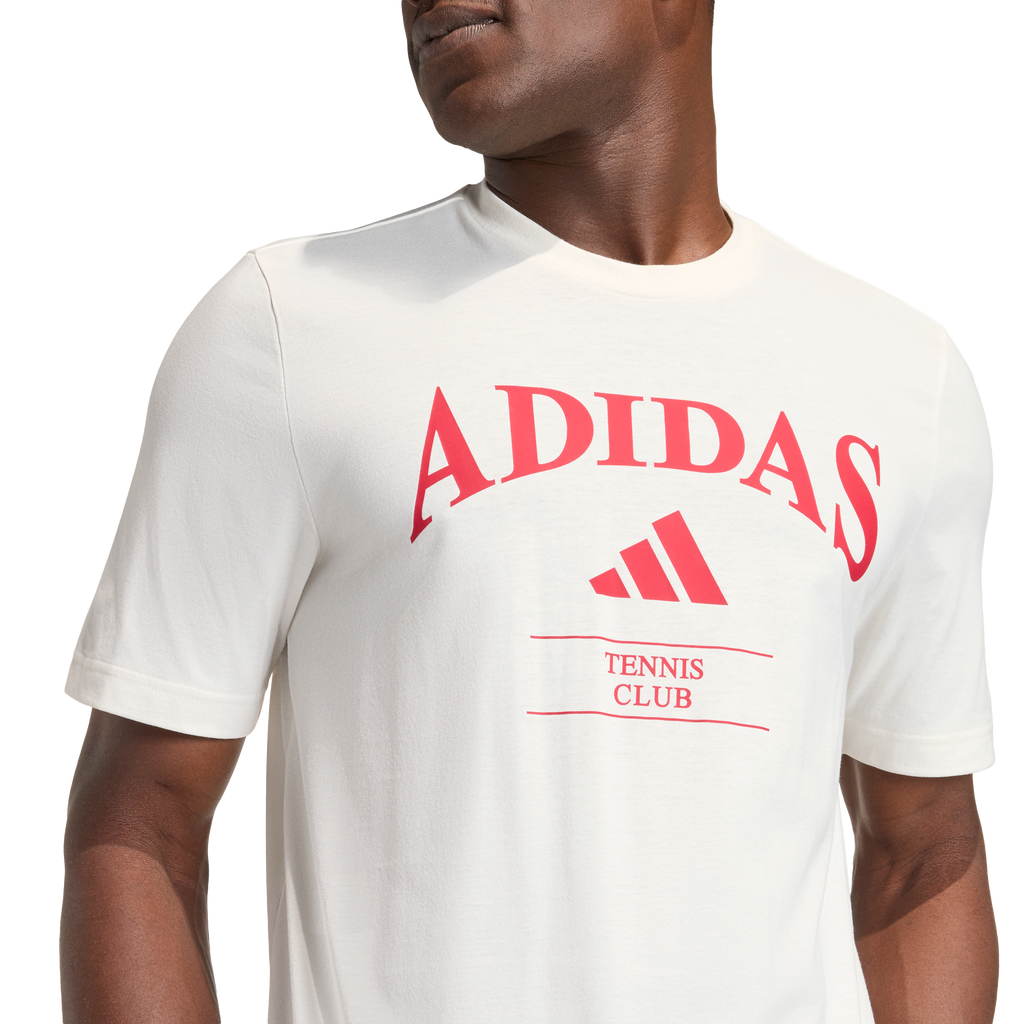 Adidas Men's Tennis Graphic T-Shirt White