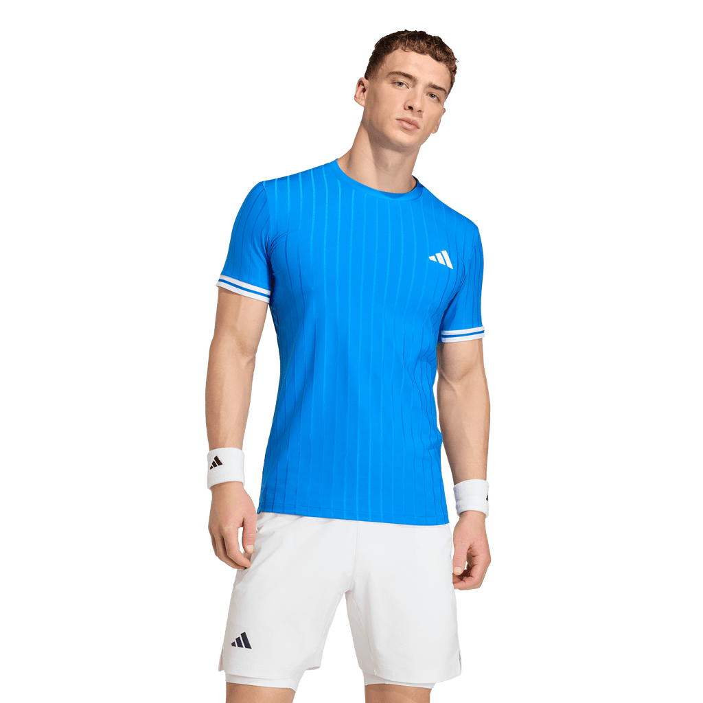 Adidas Men's Freelift Pro T-Shirt Blue