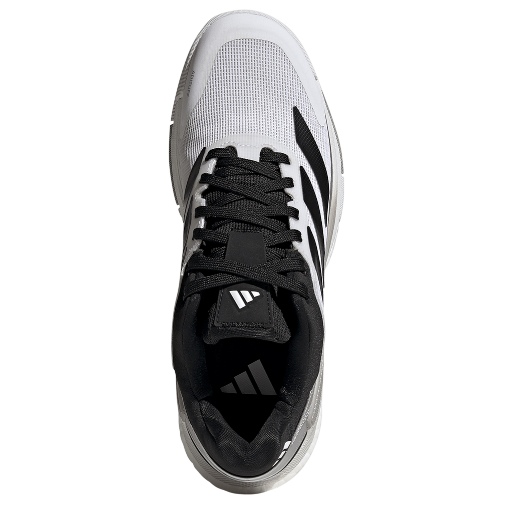 Adidas Men's Crazyquick Boost Padel Shoes White Light Grey