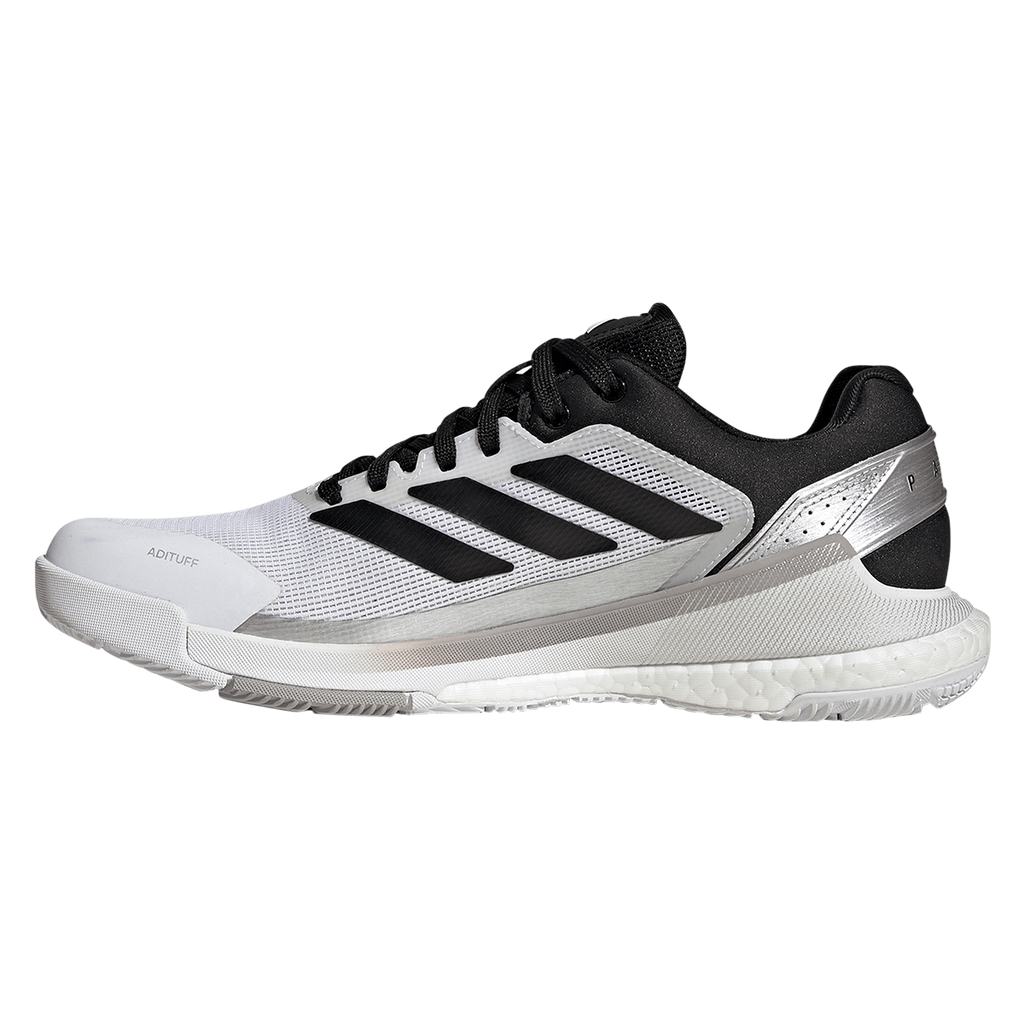 Adidas Men's Crazyquick Boost Padel Shoes White Light Grey