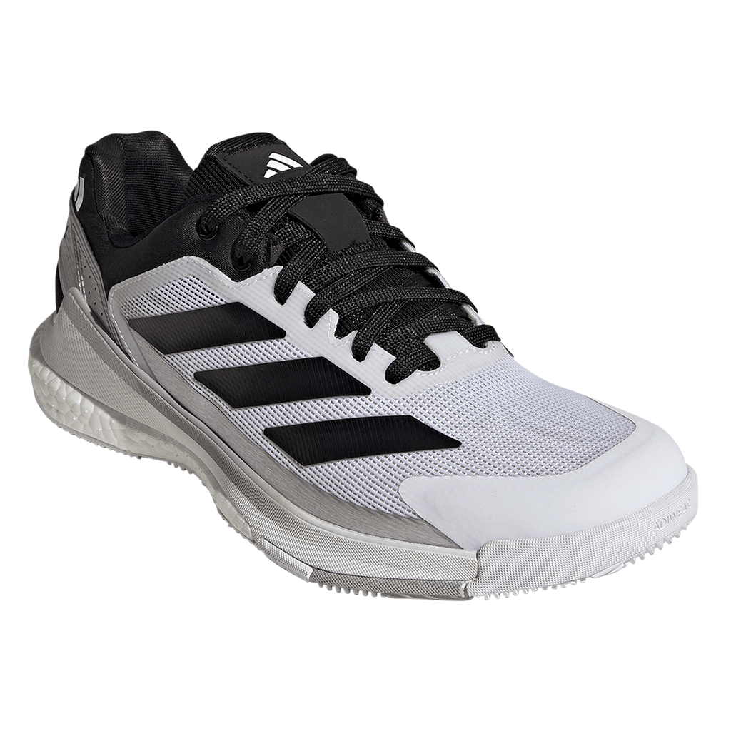 Adidas Men's Crazyquick Boost Padel Shoes White Light Grey