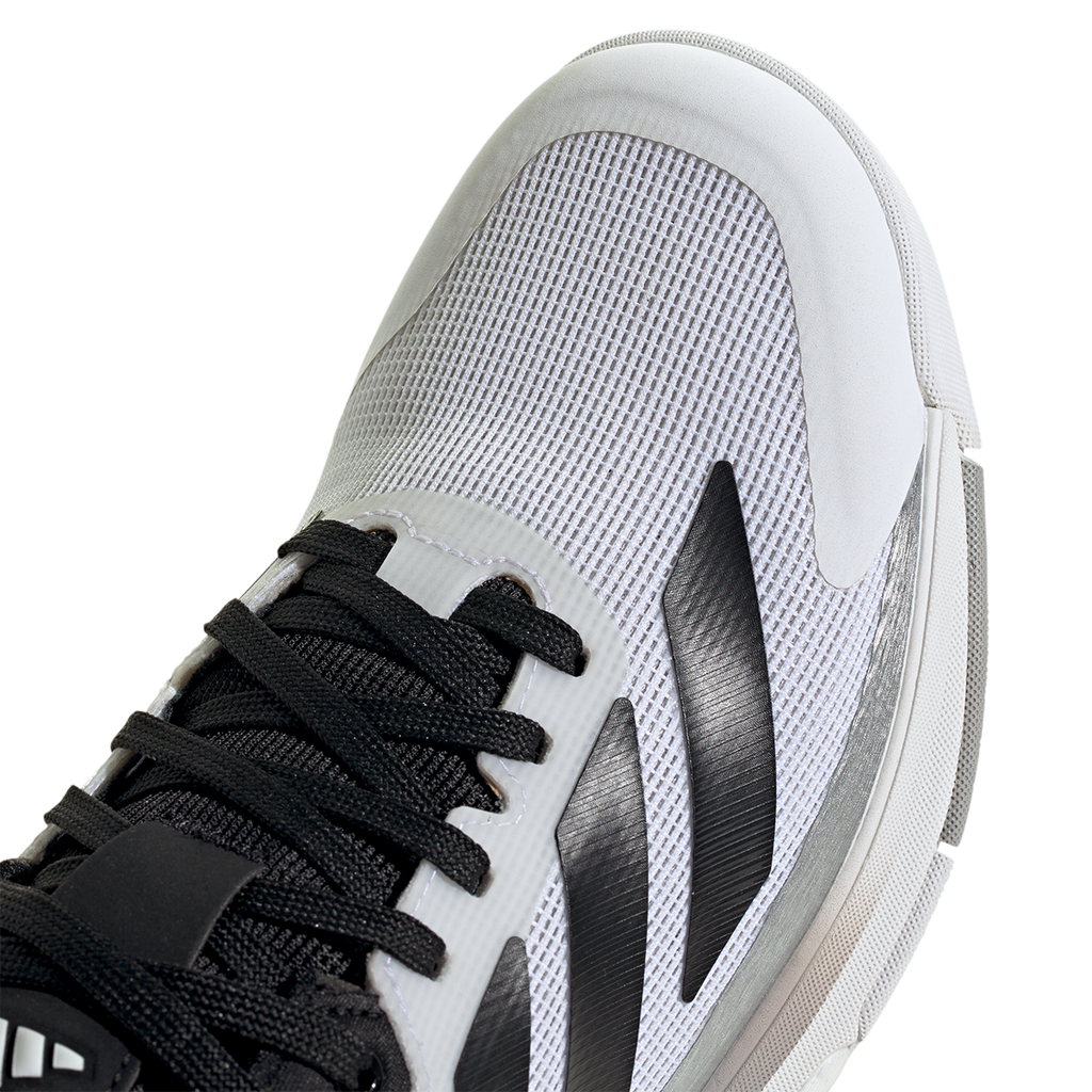 Adidas Men's Crazyquick Boost Padel Shoes White Light Grey