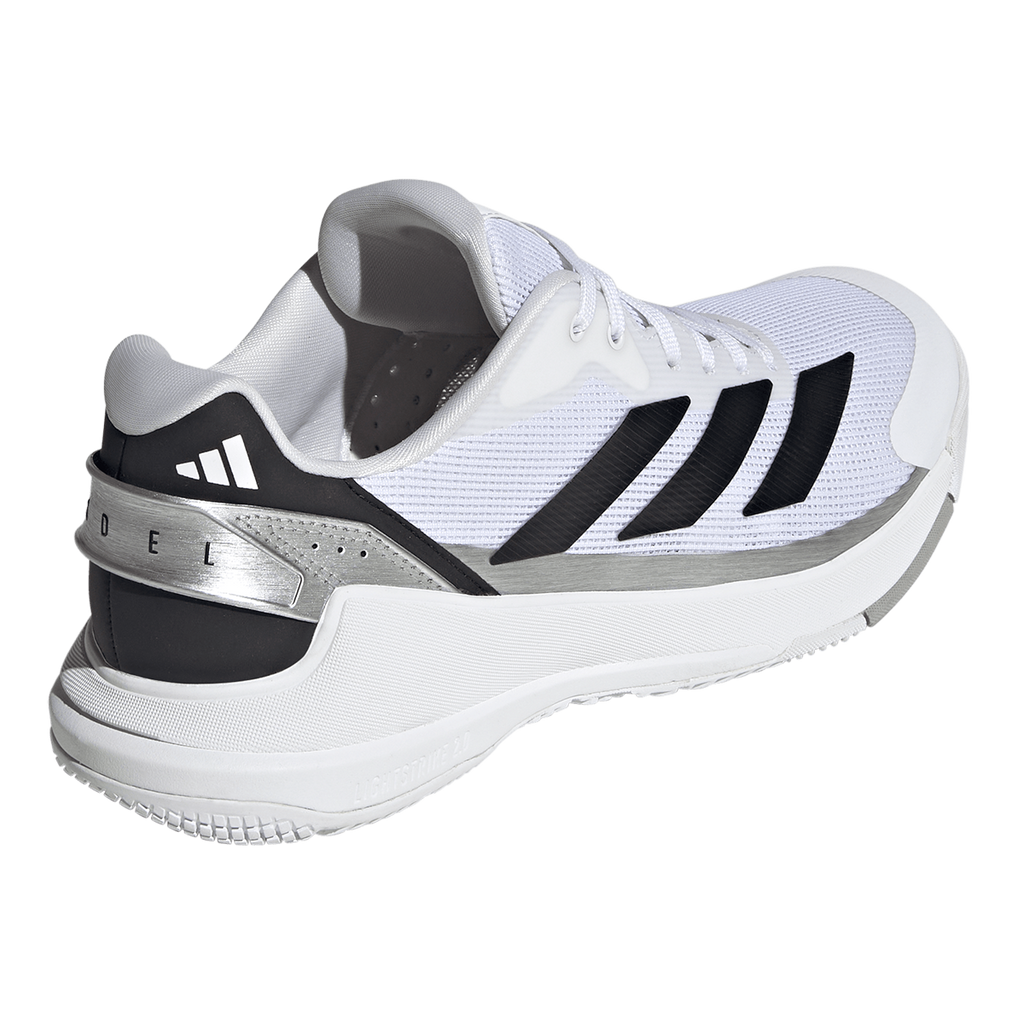 Adidas Men's Crazyquick LS Padel Shoes White Light Grey