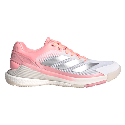 Adidas Women's Crazyquick Boost Padel Shoes White Light Pink