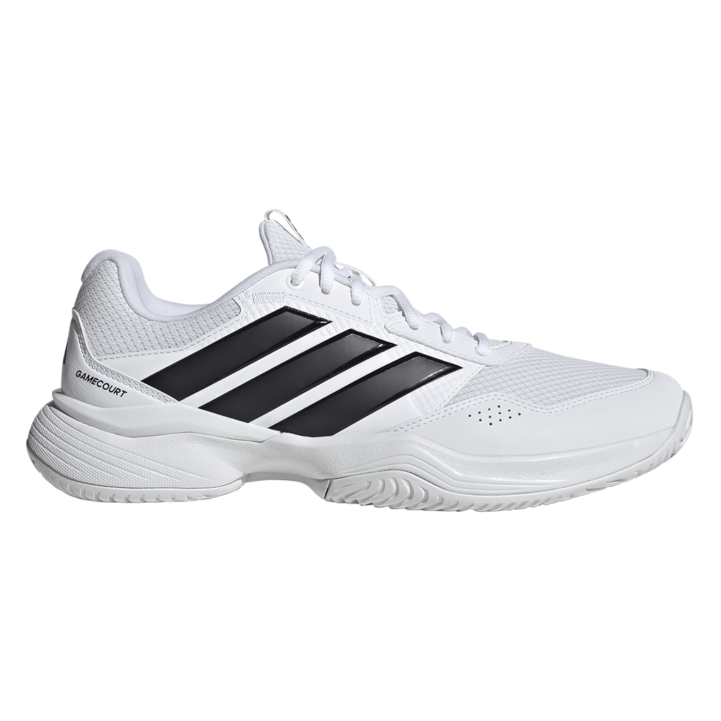 Adidas Men's GameCourt 3 Tennis Shoes White Core Black