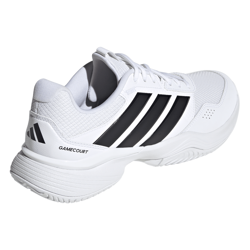 Adidas Men's GameCourt 3 Tennis Shoes White Core Black