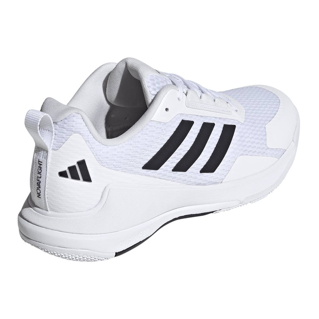 Adidas Men's Novaflight 2 Indoor Court Shoes White Black