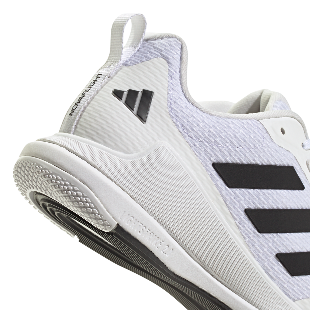 Adidas Men's Novaflight 2 Indoor Court Shoes White Black