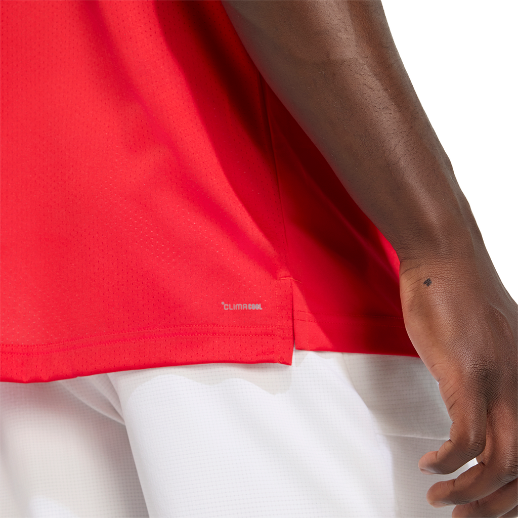 Adidas Men's Club Tee - Better Scarlet