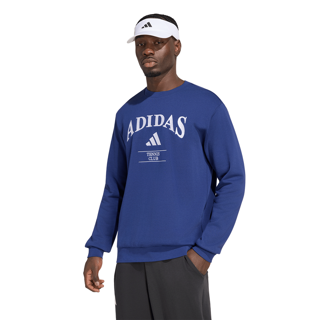 Adidas Men's Heritage Tennis Sweatshirt Dark Blue