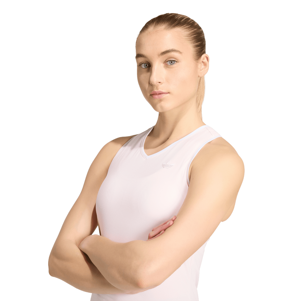Adidas Women's Classics Tank - Distilled Pink