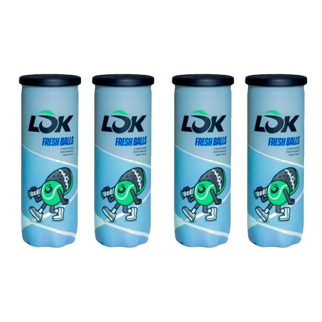 Lok Fresh Padel Balls - 1 Dozen