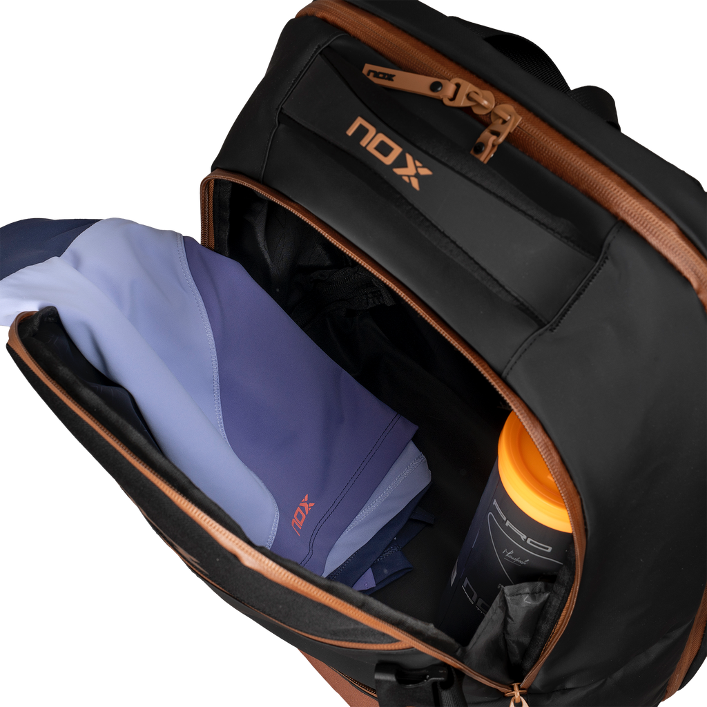 Nox Luxury Open Series Backpack Black Brown