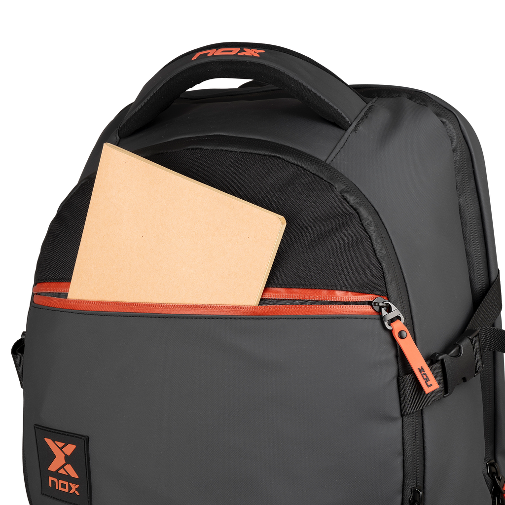 Nox Luxury Open Series Backpack Black Red