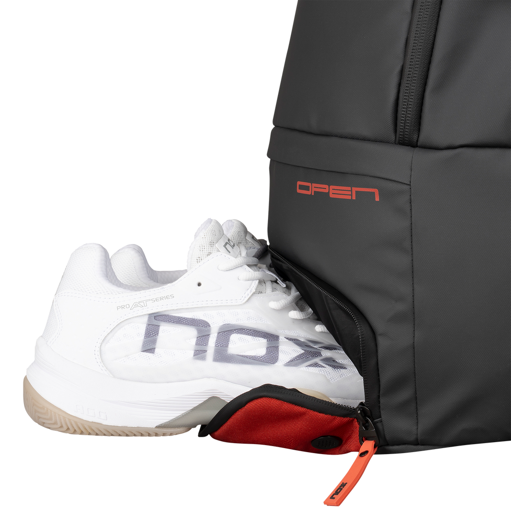 Nox Luxury Open Series Backpack Black Red