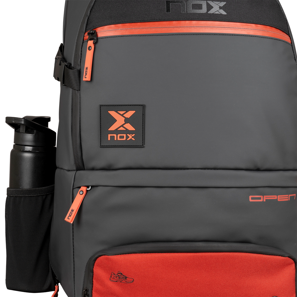 Nox Luxury Open Series Backpack Black Red