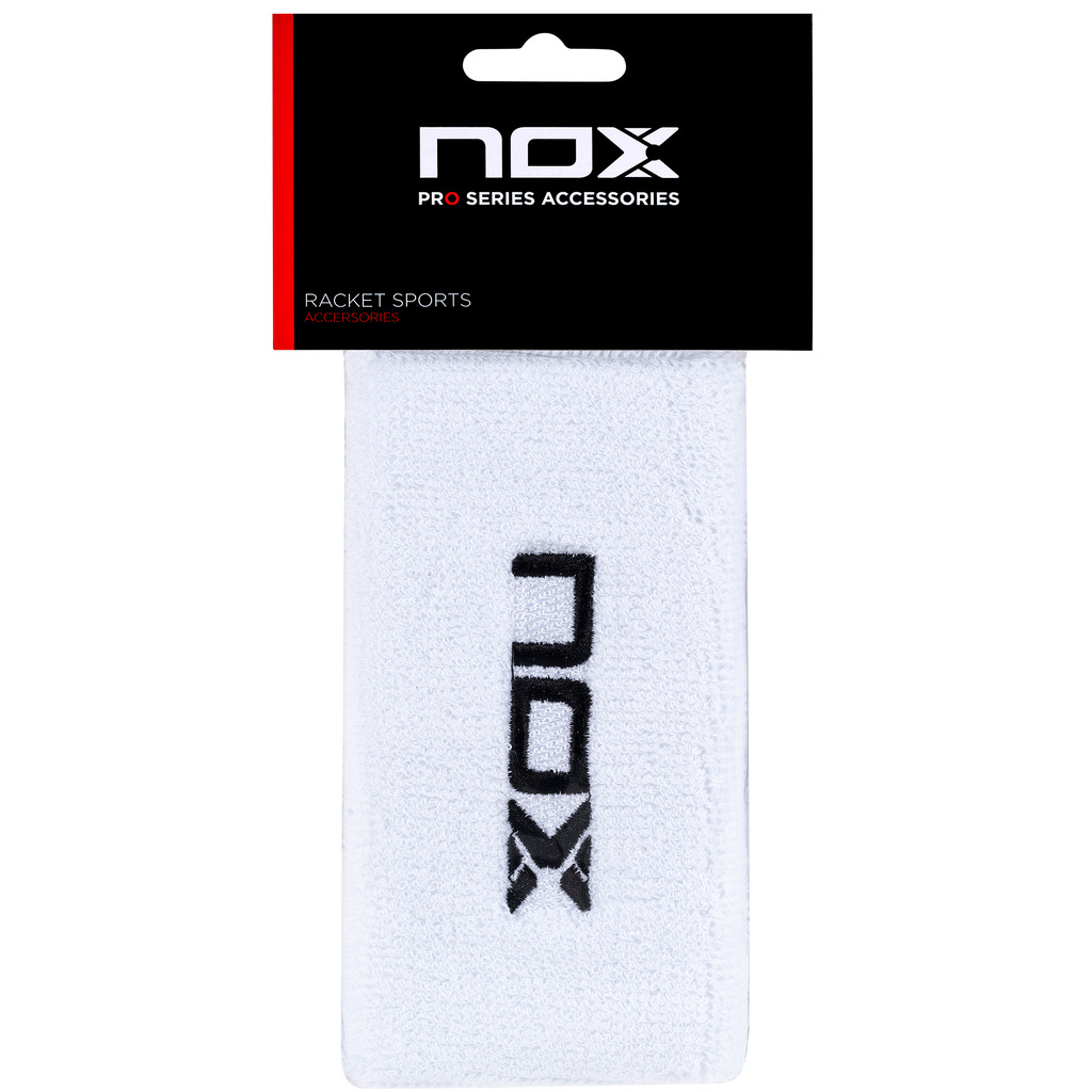 Nox Long Wristband 2 Pack - White Black