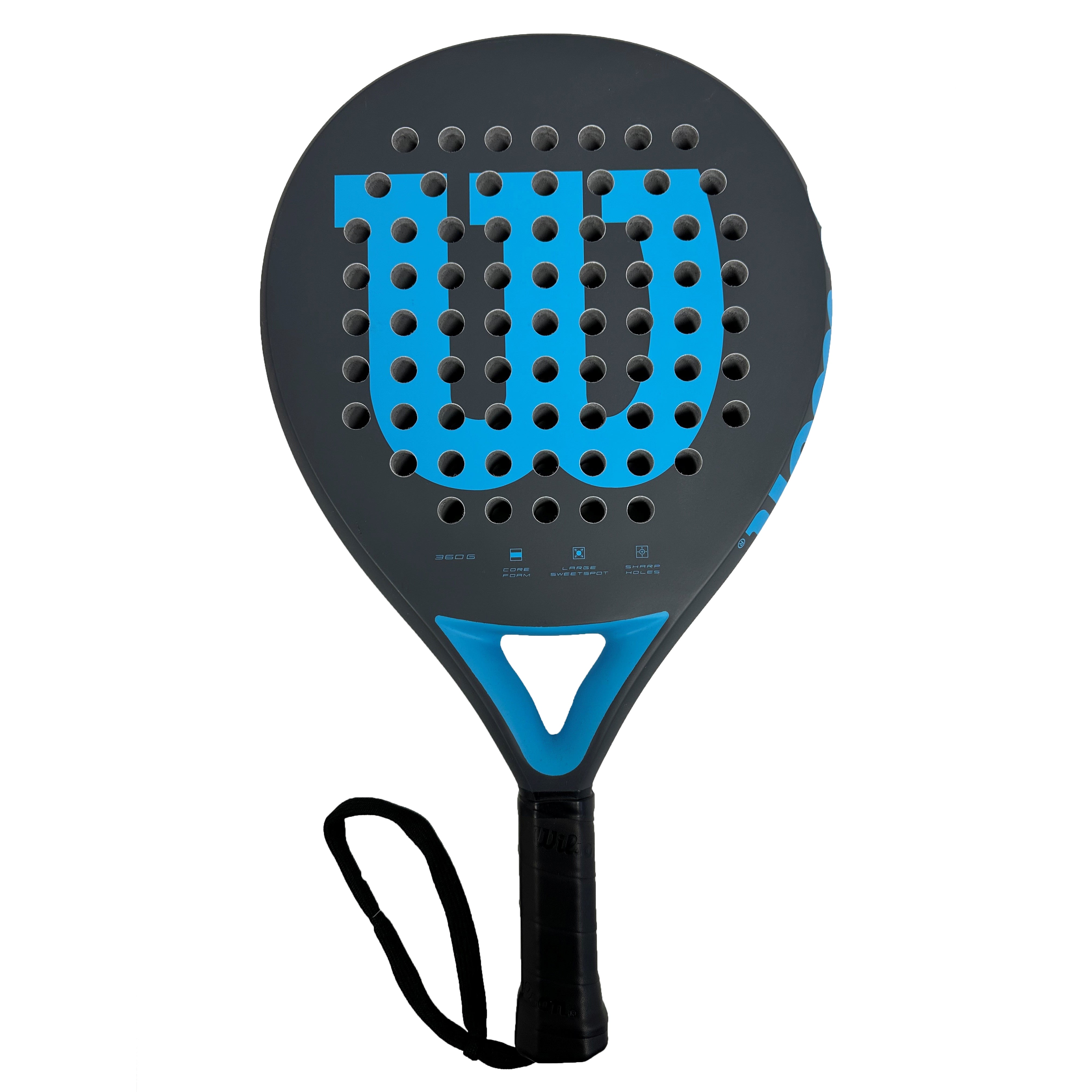 Wilson Match Point Padel Racket Grey Blue – PDHSports