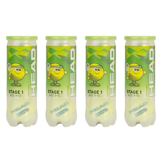 HEAD Mini Green (Stage 1) Tennis Balls - Dozen