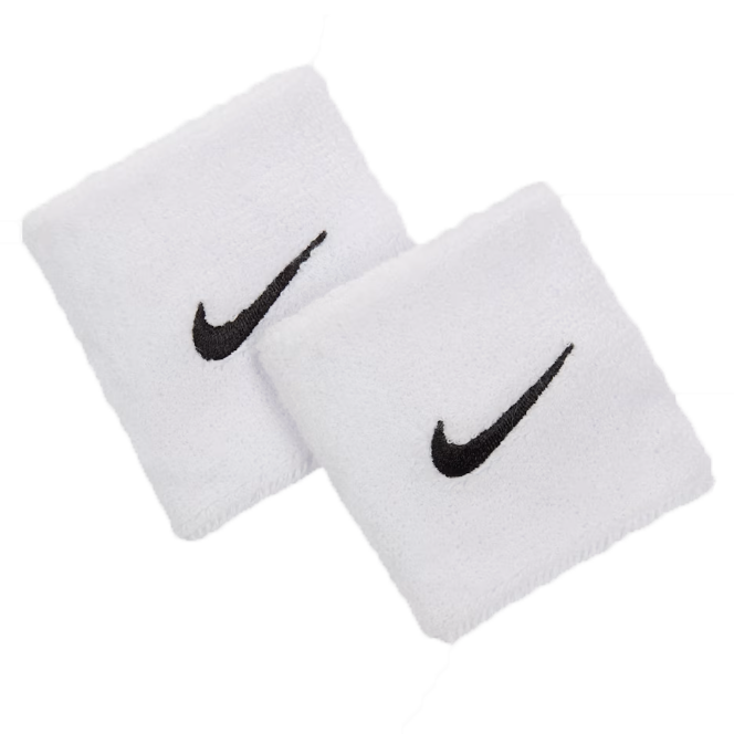 Nike Swoosh Wristband - White/Black