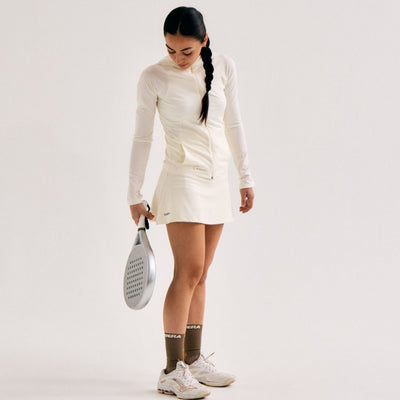 Cuera Women's On Court 2 In 1 Skirt Off White