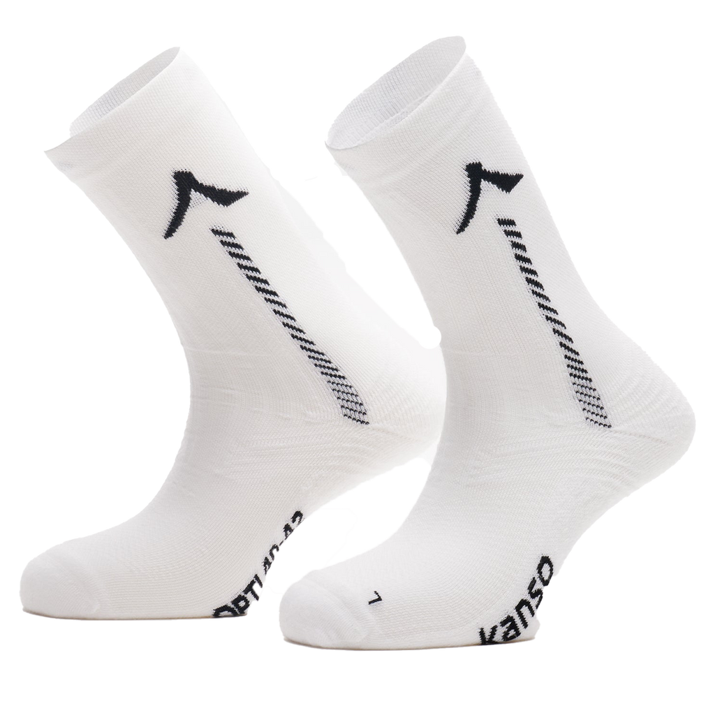 Kanso Opti Crew Sock 1 Pack White