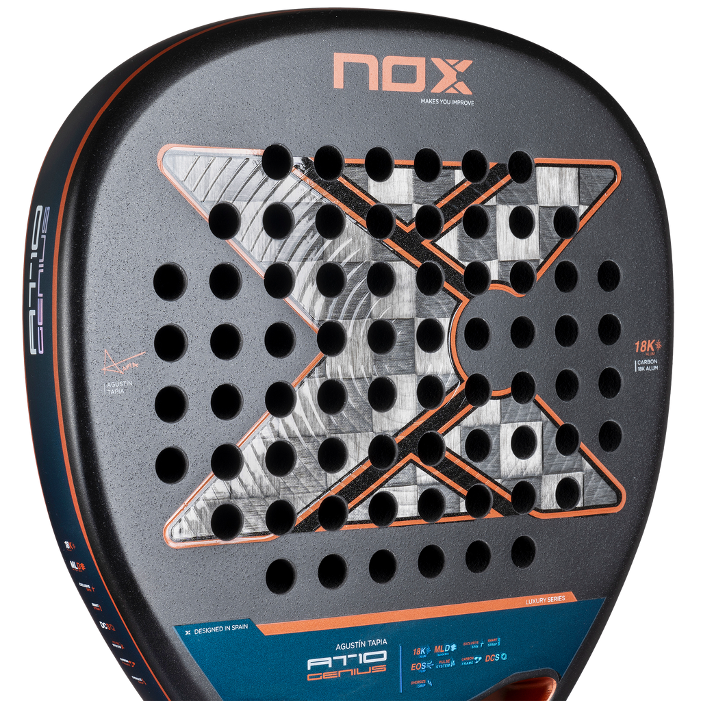 Nox AT10 Genius Attack 18k Alum Agustin Tapia Padel Racket 2025