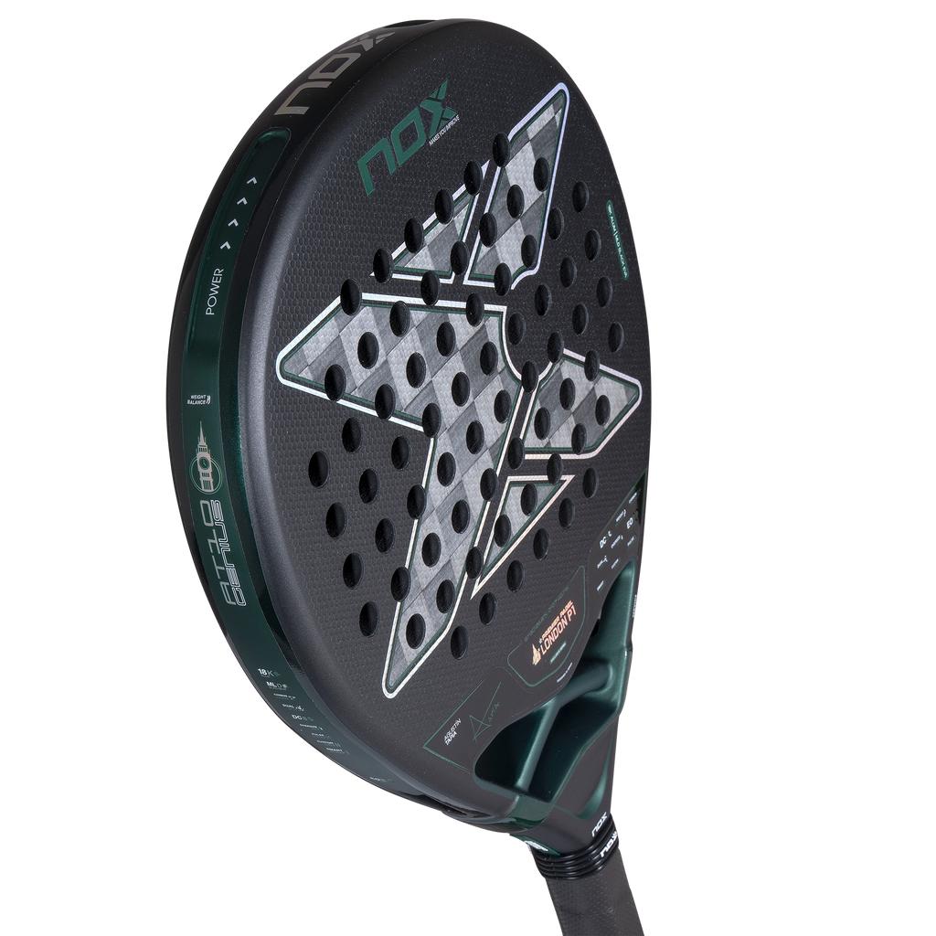 Nox AT10 Genius 18K Alum London P1 Edition Padel Racket