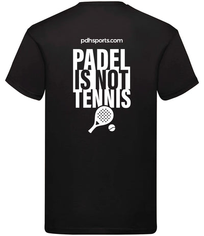 PDH Padel is not Tennis T-Shirt Black