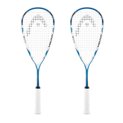 HEAD Microgel 125 Squash Racket - 2 Racket Bundle