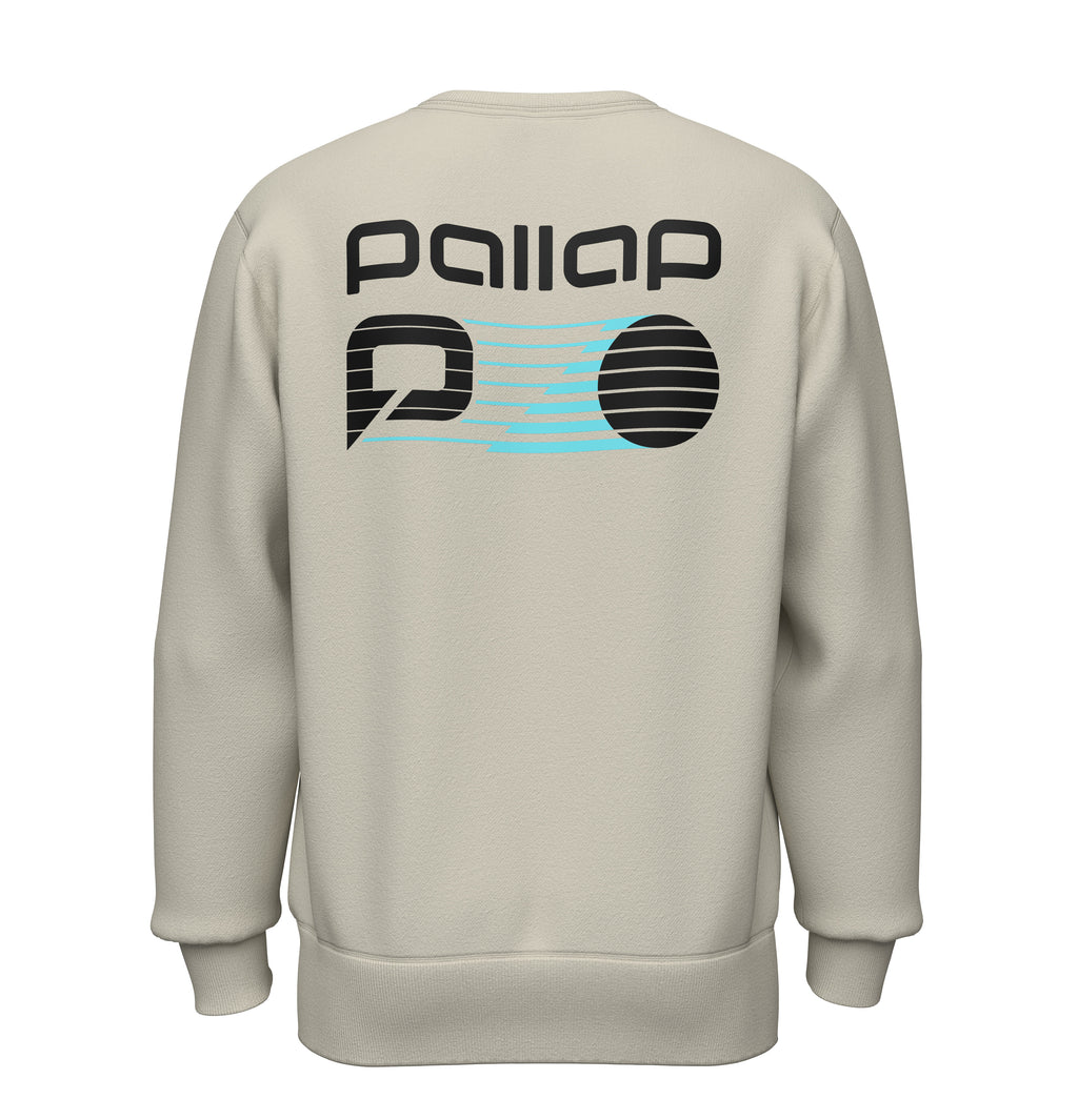 Pallap Men's Life Style Crewneck Off White