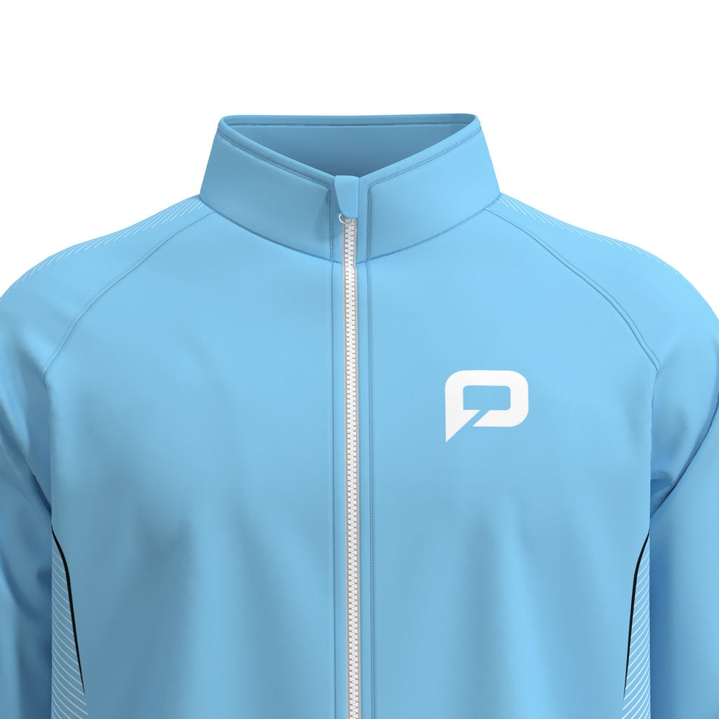 Pallap Men's Tech Jacket 26 Cyan Blue
