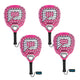 Pallap Evoforce Team Pink Padel Racket - Family Pack