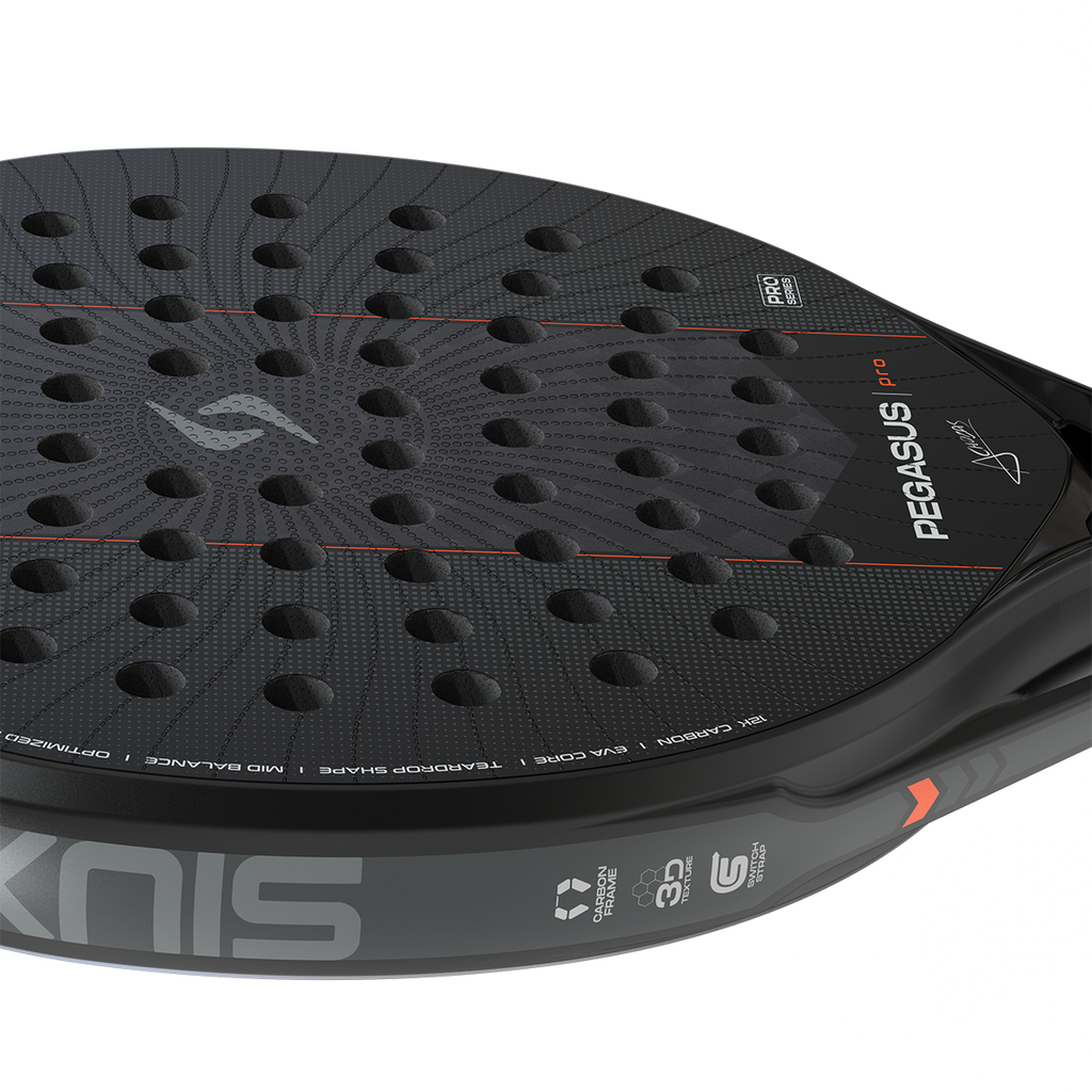 Siux Pegasus Pro 2027 Padel Racket Black