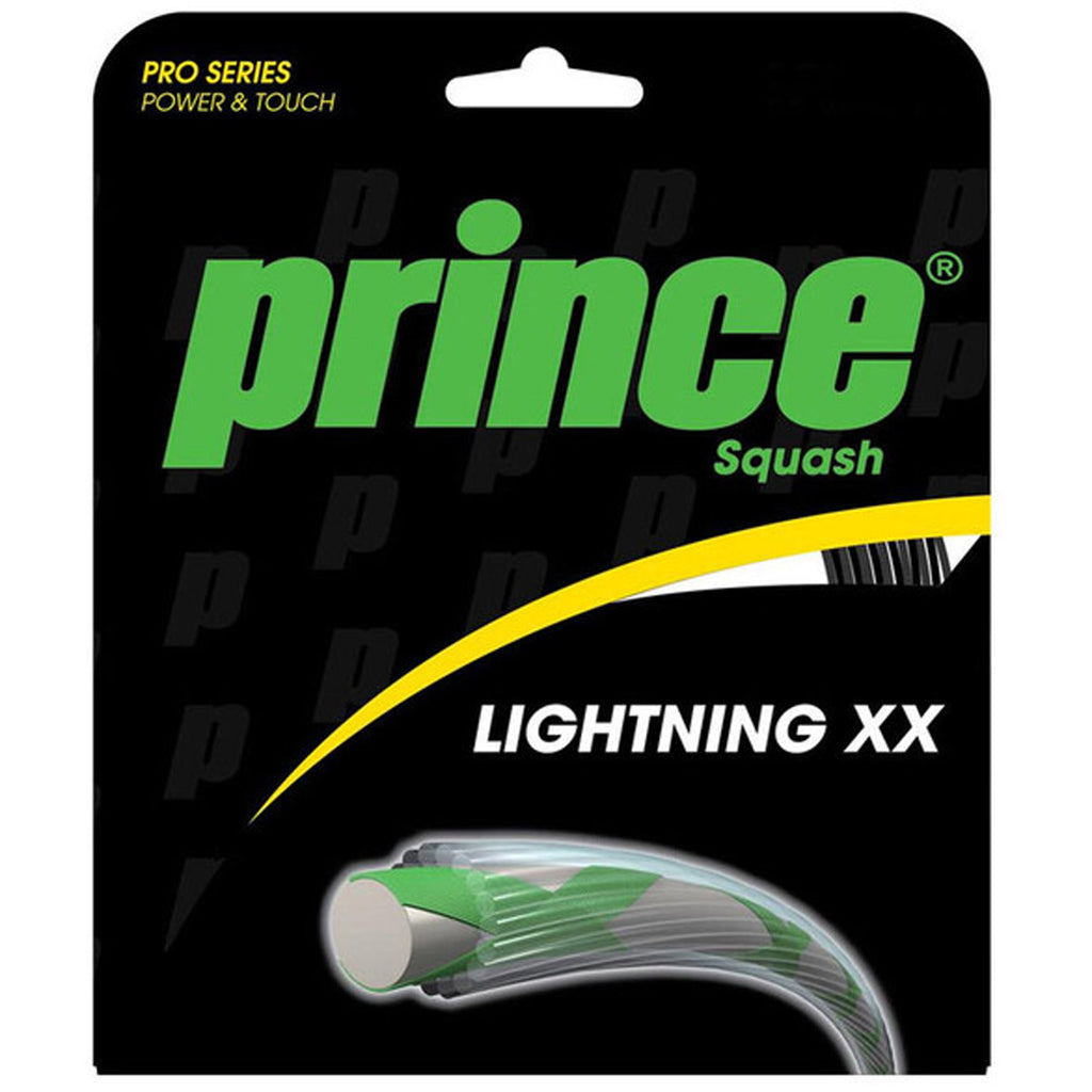 Prince Lightning XX Squash String Set 1.25 Black