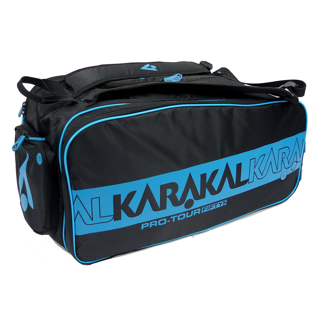 Karakal Pro Tour Fifty 2.2 Short Racket Bag Black Blue