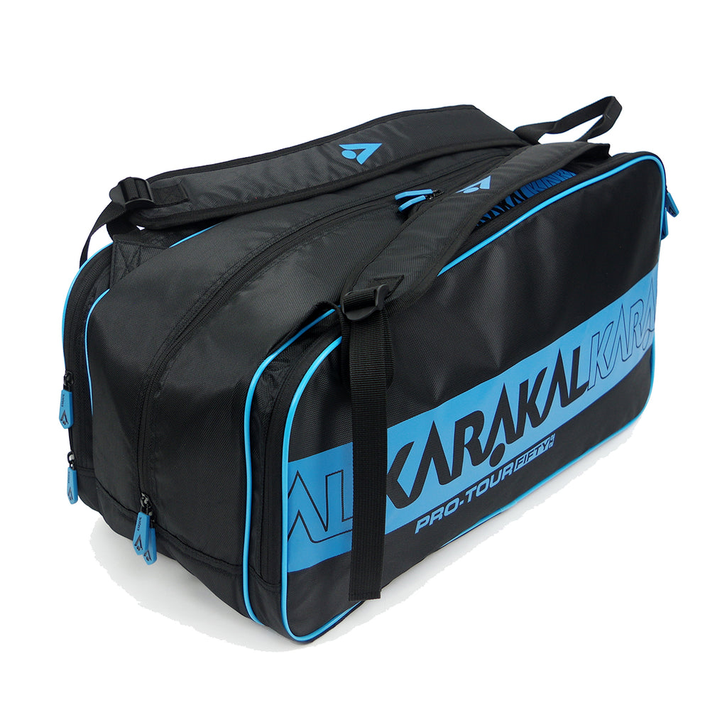 Karakal Pro Tour Fifty 2.2 Short Racket Bag Black Blue