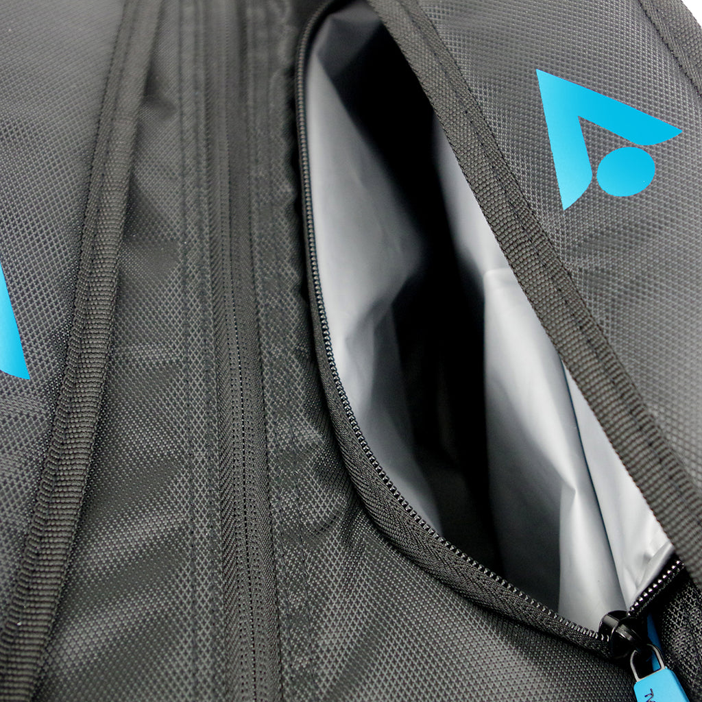 Karakal Pro Tour Fifty 2.2 Short Racket Bag Black Blue