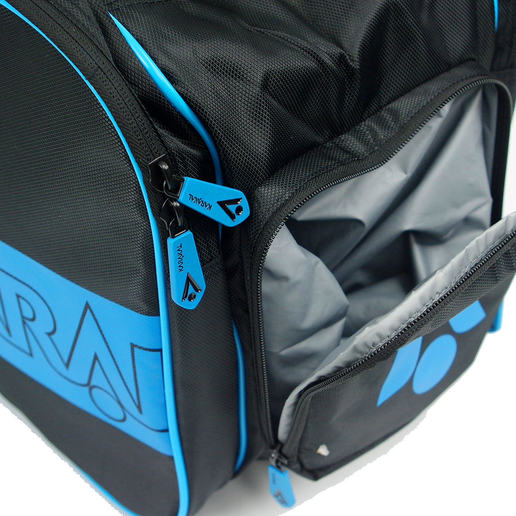 Karakal Pro Tour Fifty 2.2 Short Racket Bag Black Blue