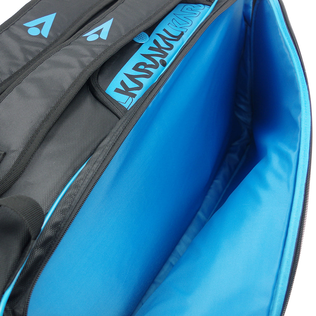 Karakal Pro Tour Fifty 2.2 Short Racket Bag Black Blue